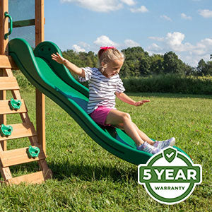 We’re so confident in the durability and longevity of our swing sets that we offer an industry-leading 5 Year Warranty on all models.