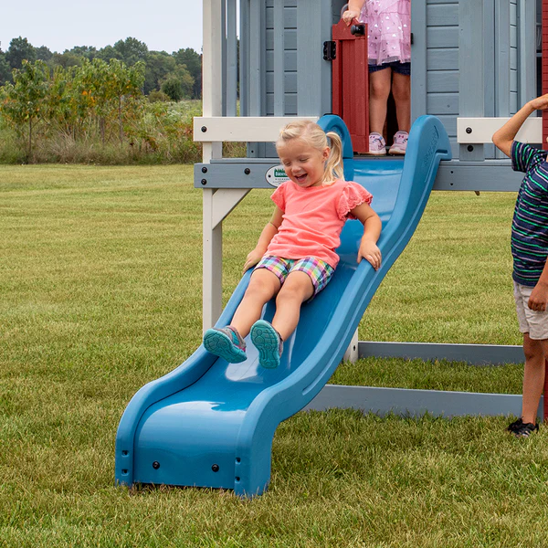 A slide for hours of fun and active play.