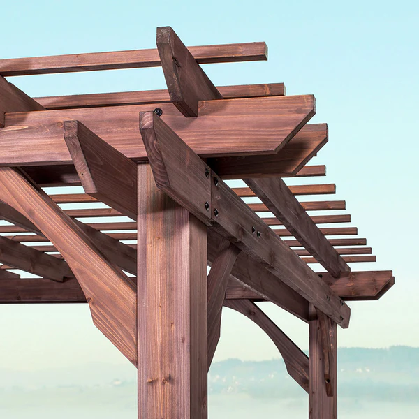 Sturdy posts, galvanized steel hardware, well-designed beams and rafters — it's all part of our commitment to ensure you have a beautiful pergola that can stand up to nearly anything.