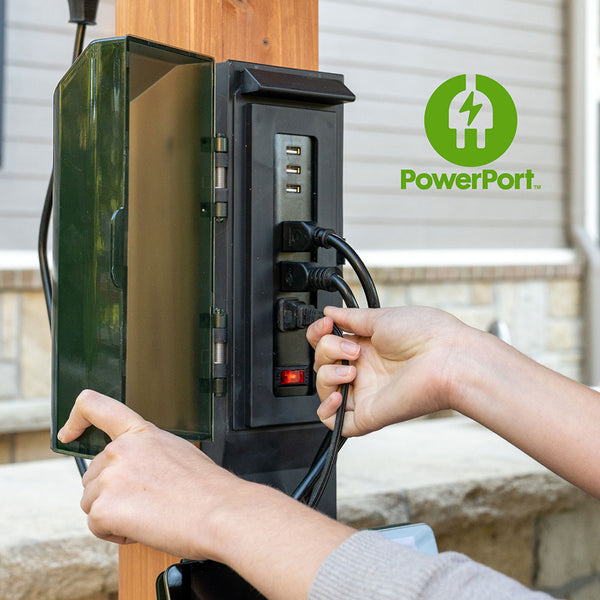 Enjoy the convenience of having multiple power options as you relax under your gazebo. Our Patented PowerPort™ includes 3 USB and 3 120V outlets to power all of your electronic needs.