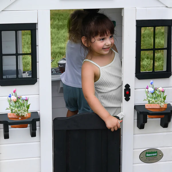 With loads of fun features, our playhouses are designed to encourage magical moments of play.