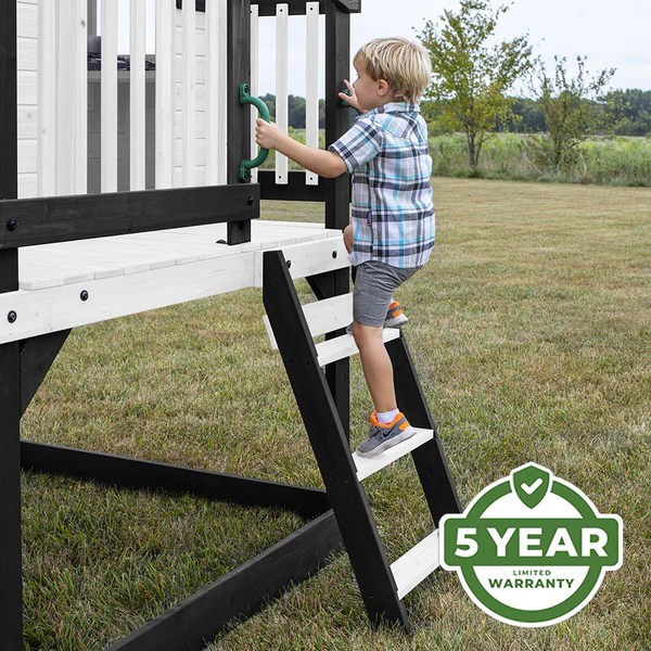 We’re so confident in the durability and longevity of our playhouses that we offer an industry-leading 5 Year Limited Warranty.
