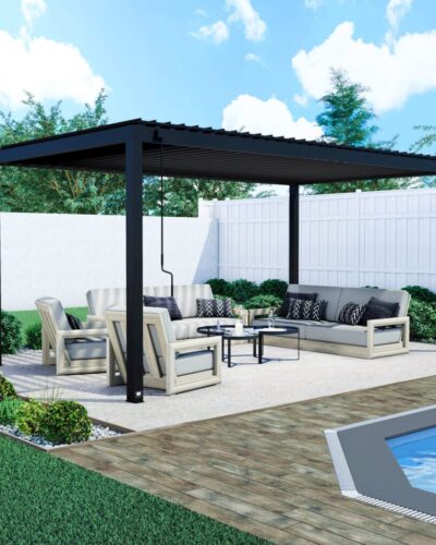 18x10 Sarasota Louvered Pergola