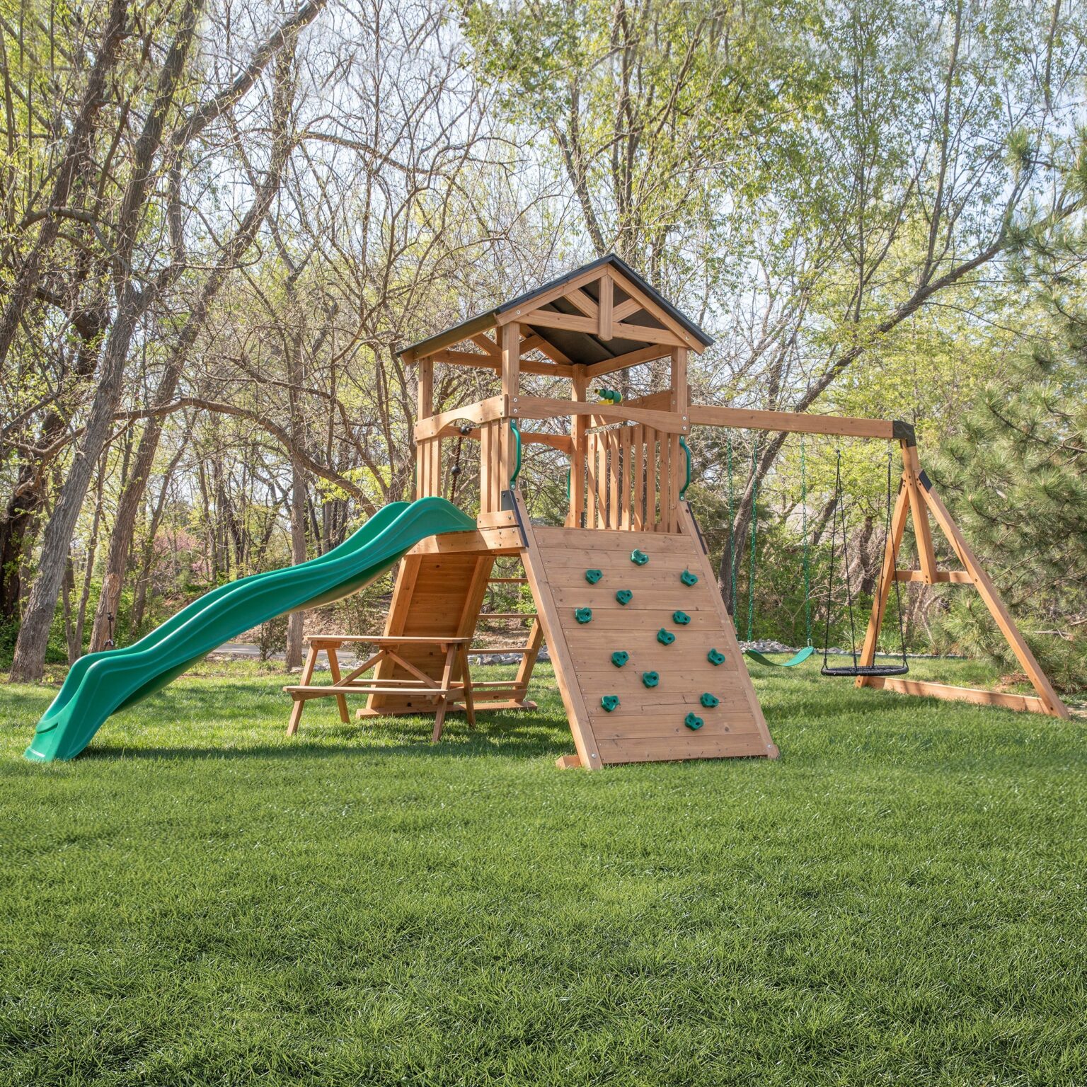 Endeavor II Swing Set Climbing Wall