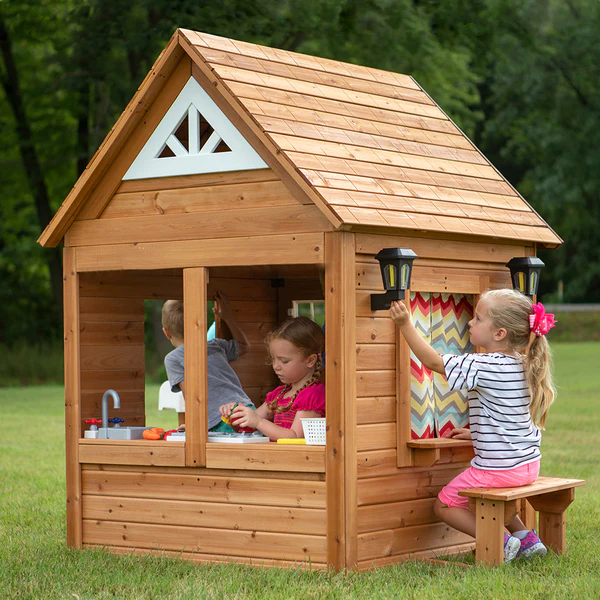 Pull up a seat to snack at the kitchen window.