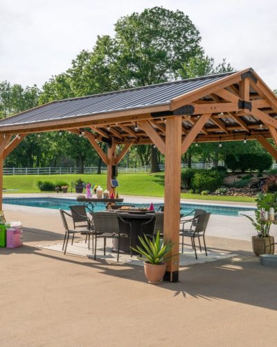 Norwood 16x12 Gazebo placed by pool