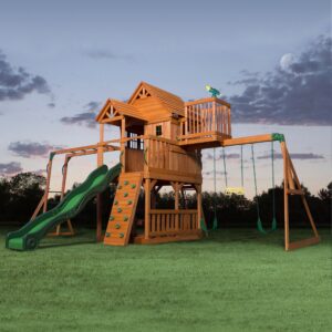 Skyfort II Swing Set Evening